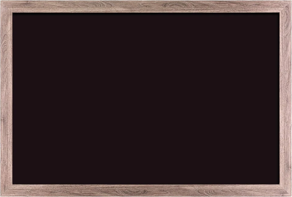 Large Magnetic Chalkboard, 24x36" Rustic Wood Frame - Image 3 of 4