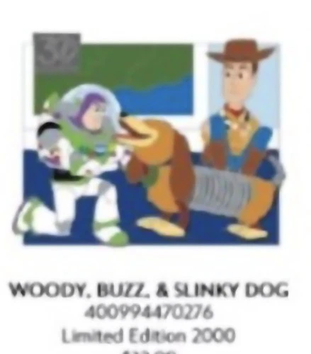Disney Toy story 30th anniversary Woody buzz & slinky dog pin November presale