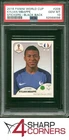 2018 PANINI WORLD CUP STICKERS #209 KYLIAN MBAPPE RC BLACK BACK PSA 10