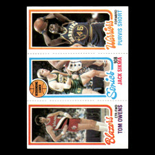 Purvis Short/Jack Sikma/Tom Owens #100/225/201 1980 Topps Basketball Card NBA NM