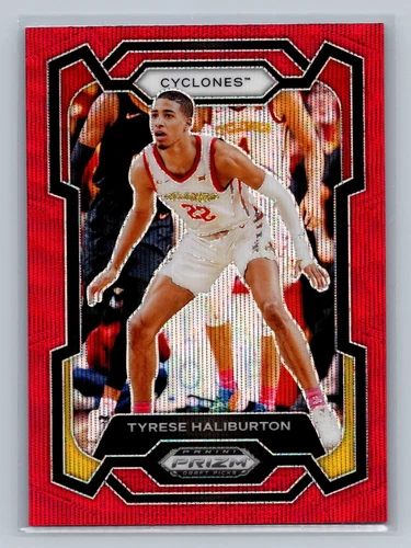 2024 Panini Prizm Draft Picks Tyrese Haliburton Prizms Red Wave #65