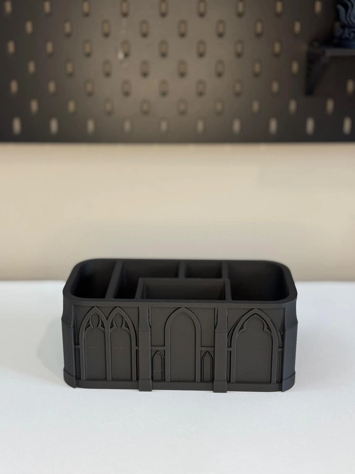 Gothic Beauty Organizer | Dark Academia Makeup Organizer | Cathedral Arch Large