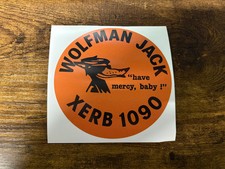Wolfman jack sticker decal hot rod vintage lo...