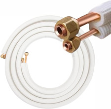 Kit Tubi Rame CARTELLATI PRONTI per Climatizzatore Coppia Da 1/4 E Da 3/8 per Ga