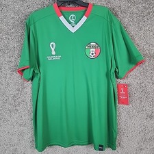 New With Tags FIFA World Cup Qatar 2022 Green Mexico SoccerJersey Men's Size XL 