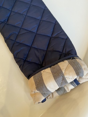NEW Burberry Quilted Children’s Coat with Detachable Hood in Ink Blue size 7YR - Picture 5 of 10