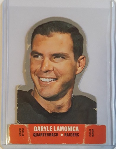 Daryle Lamonica card from 1968 Topps Stand Ups