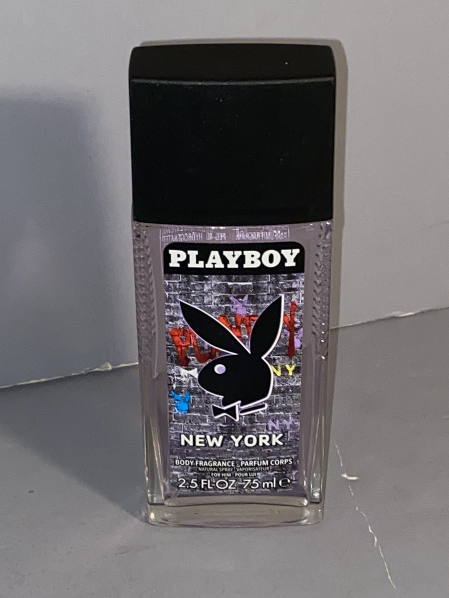 PLAYBOY NEW YORK 75 ml 2.5 oz Body Fragrance Mist Deodorant