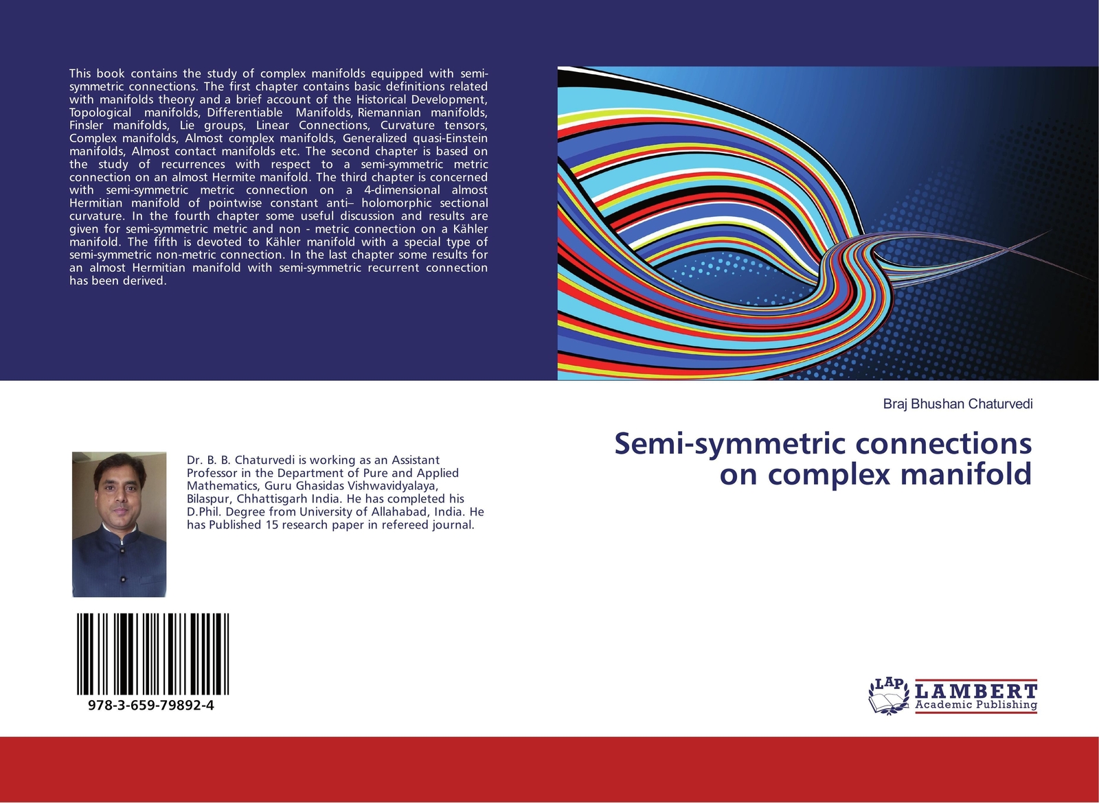 Thumbnail - Braj Bhushan Chaturvedi | Semi-symmetric Connections On Complex