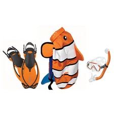 Used Mares Kids Sea Pals Character Set - Clownfish, Size: Small /9-13