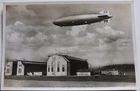 Airship LZ 129 Hindenburg Antique PC with Stamp