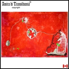 contemporary art abstract painting minimalist figures eggs landscape surrealism 