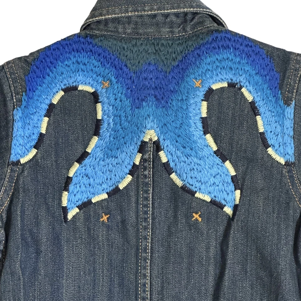 Chaleco chaleco manga corta Oilily niñas talla 128 u 8 bordado en la parte delantera y trasera Foto 4 de 4