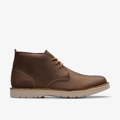 Clarks Men's Eastridge Mid Beeswax Leather 26179422 | eBay
