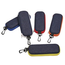 Scatola Porta Occhiali Da 2 Pezzi - Custodia Rigida In Metallo, Rosa E Viola, Portatile - Foto 10