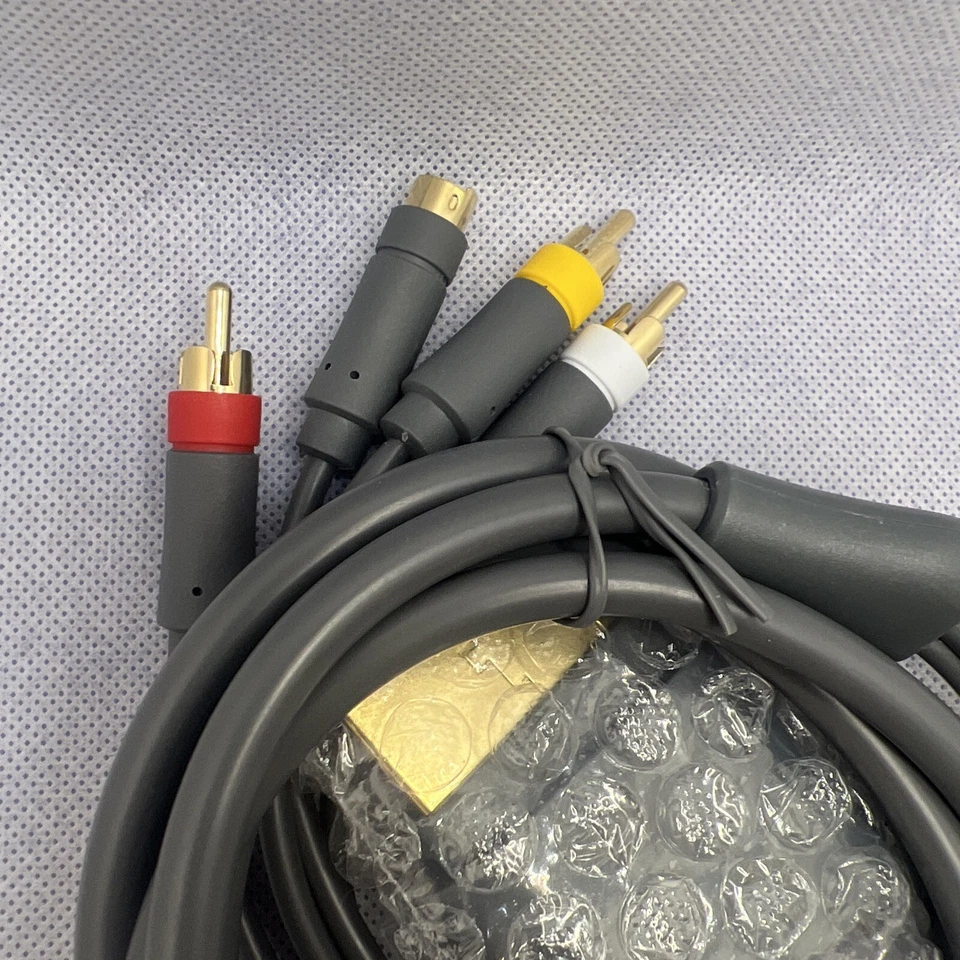 Новый S видео композитный AV RCA кабель шнур для Microsoft Xbox360 ТВ игры - Изображение 2 из 4