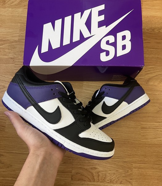 zapatos nike sb dunk low court pourple
