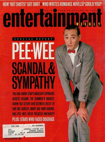 ENTERTAINMENT WEEKLY MAGAZINE #79 - August 16, 1991 - PEE-WEE HERMAN SCANDAL !! - Afbeelding 1 van 1