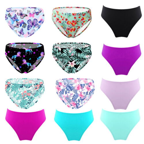 Girls Bikini Bottoms Quick Dry Swim Briefs Underwear for Beach Sports Swimming - Picture 1 of 123