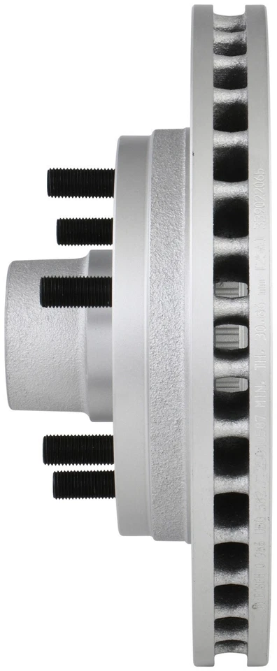 Rotor de freno de disco delantero QuietCast Bosch 1995-1999 1996 1997 Foto 4 de 4