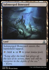 Magic the Gathering MTG Submerged Boneyard (178) Oath of the Gatewatch   LP