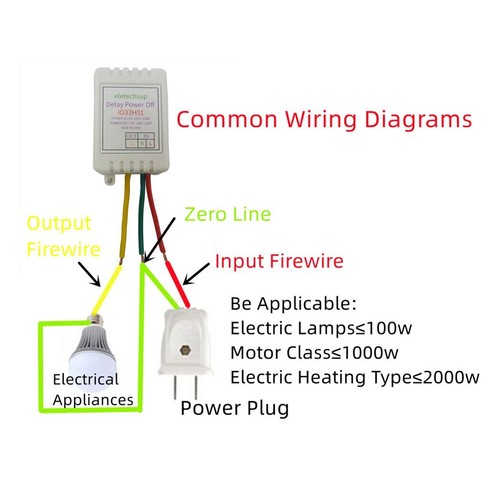 1 pz Interruttore relè ritardo accensione AC 110 V 220 V AC timer di uscita tensione 7 A - Foto 5 di 12