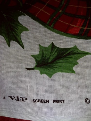 Cranston Christmas Plaid Appliques Cotton Fabric Panel Ugly Sweater /Pillows - Picture 8 of 9