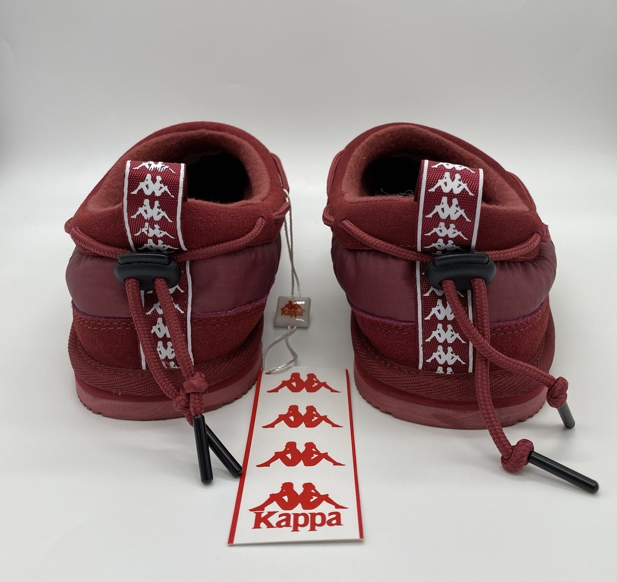NWT KAPPA AUTHENTIC MULE 3 Red Earth-white UNISEX M8 SLIPPER KAPPA Authentic Mule 3 Slipper 351859W-A00 - Shiekh main image 2