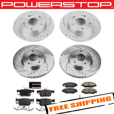Power Stop 1-Click Z23 Evolution Sport Brake Kit for 16-21 Honda Civic