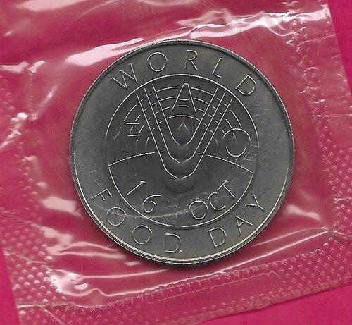 EAST CARIBBEAN STATES 10 DOLLARS 1981 UNC 1 YEAR TYPE,WORLD FOOD DAY,ELIZABETH I - 第 1/2 張圖片
