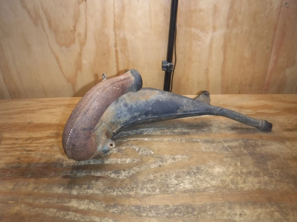 Tubo de cabezal de escape de cámara de expansión Yz125 1999 Foto 4 de 4