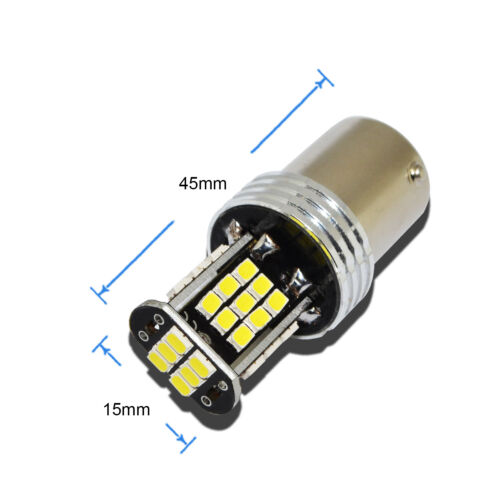 Bombilla de esquina corta blanca 30-LED P21WLL 6000 K brillante - Imagen 3 de 6