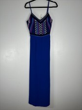 C. Luce Sz S Sleeveless Maxi Dress Geometric Sundress