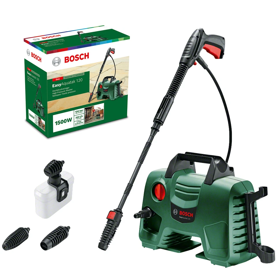 Bosch 1500 W Electric High Pressure Washer Cleaner 1740 PSI EasyAquatak 120