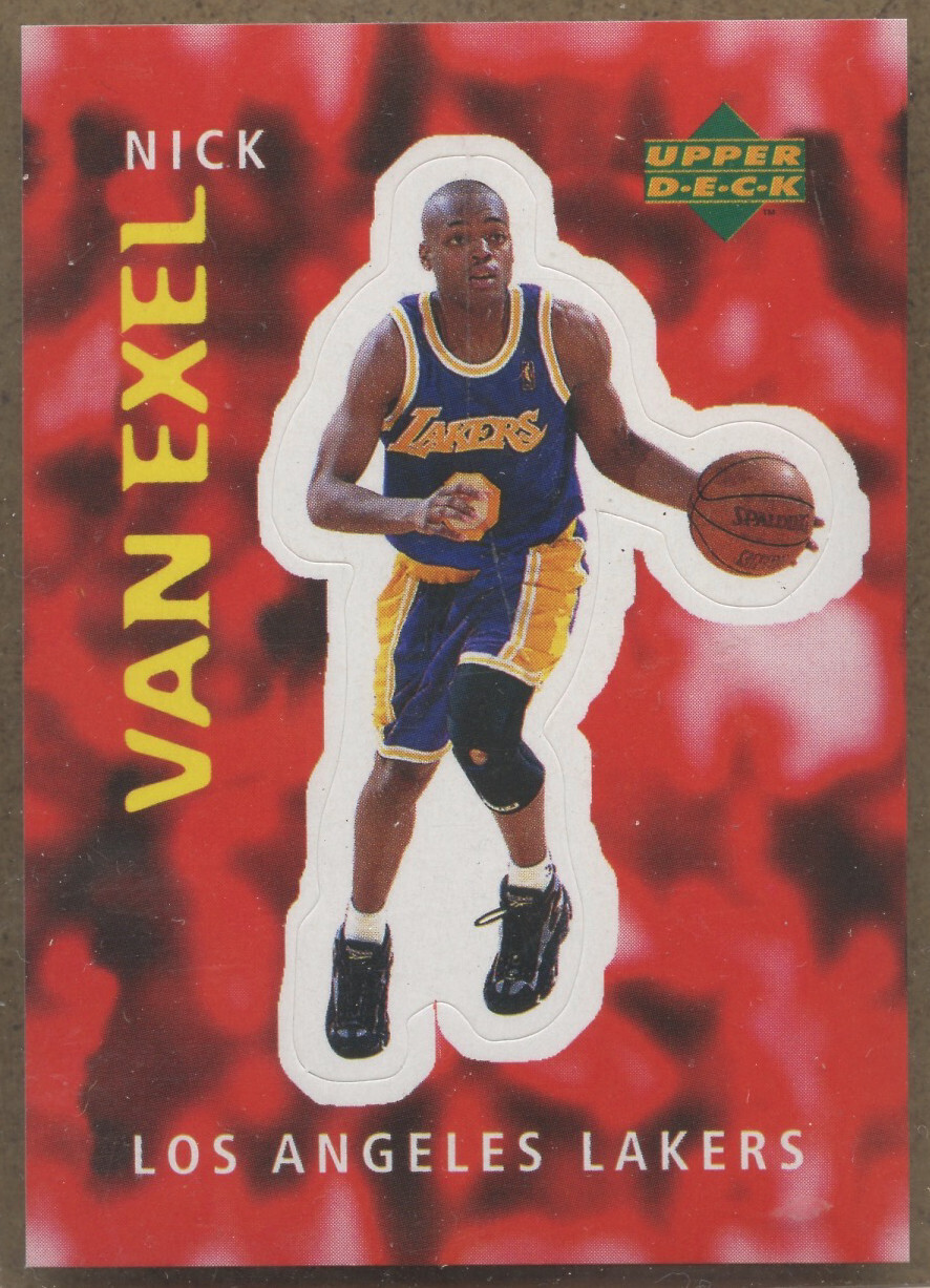 1997-98 Upper Deck  Basketball Stickers #62 Nick Van Exel Los Angeles Lakers