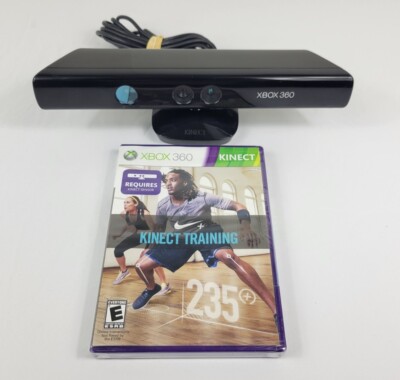 Microsoft Xbox 360 Kinect 1414 Motion Sensor Bar Black & Kinect Nike Training