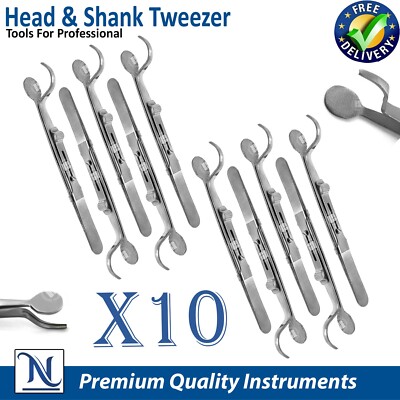 X10 Soldering Head-Shank Tweezers Ring Holding Setting Tool Making Ring
