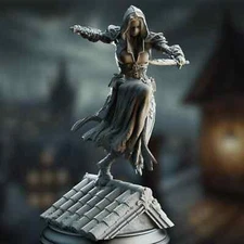 Female Elven Assassin Dnd Mini | Soulknife Rogue Miniature | By DM Stash