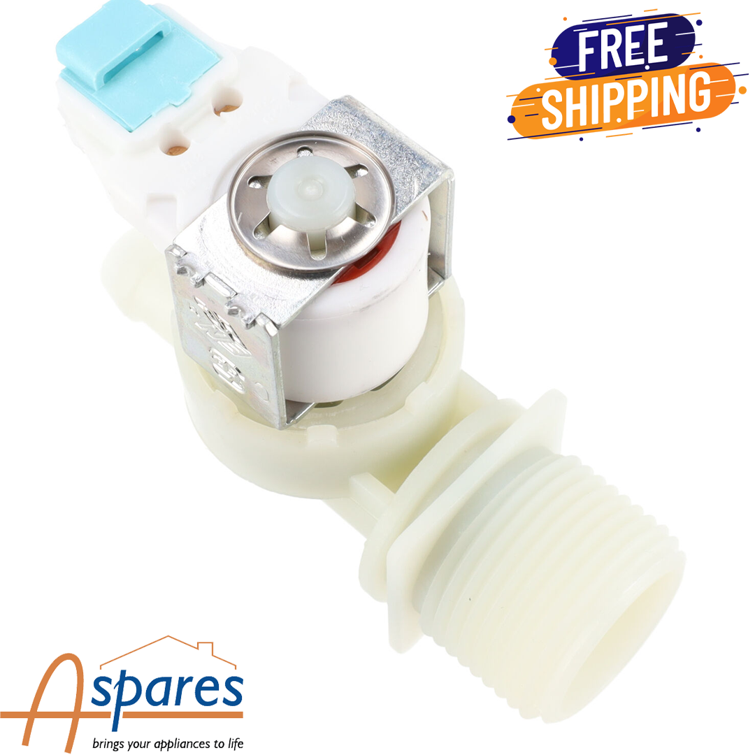 Krooli Dishwasher Water Inlet Valve - Compatible With GE WD15X10003, 3/8 Inch Inlet, 120V, Includes Mounting Bracket