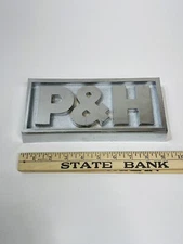 Vintage P&H Service Pawling and Harnischfeger Advertising Sign RARE