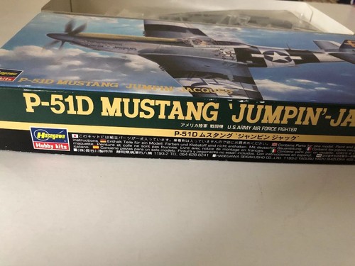 P-51D Mustang ‘Jumpin Jacques’ Hasegawa 1/72 model Kit parts bag sealed Japan - Picture 2 of 6