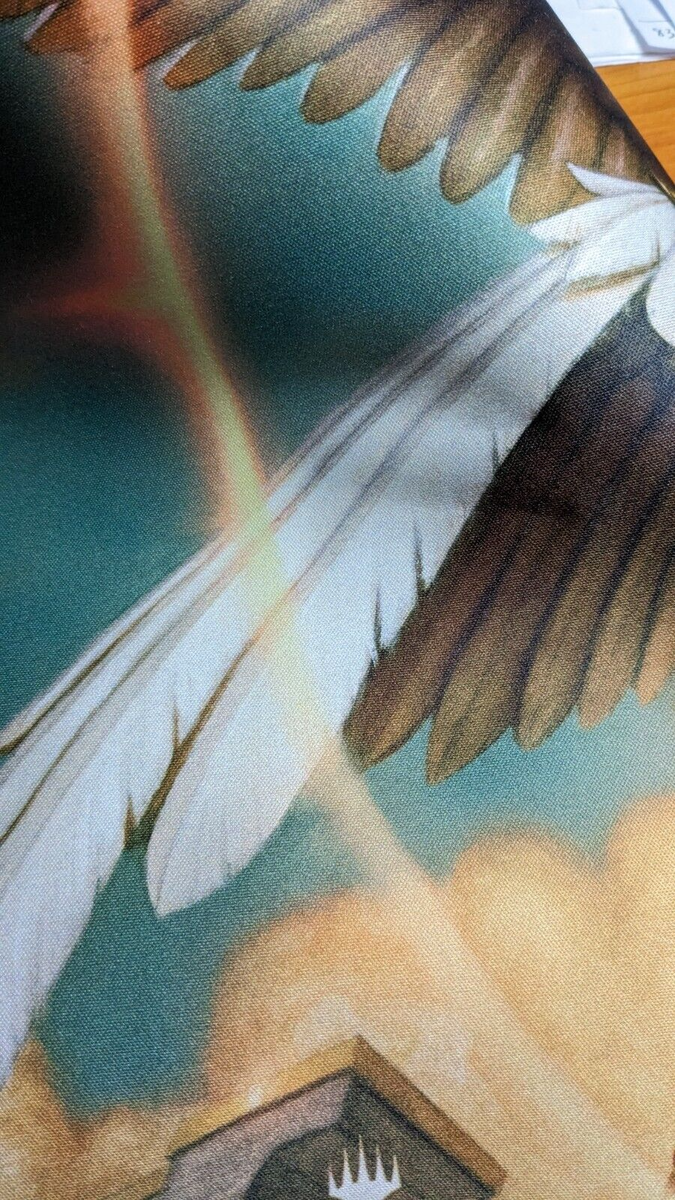 Feather Radiant Arbiter angel playmat legendary vip MagicCon Feather Radiant Arbiter angel playmat legendary vip MagicCon