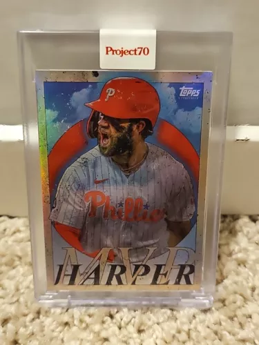 TOPPS PROJECT 70 FOIL #861 BRYCE HARPER by TYSON BECK PHILLIES #7/70