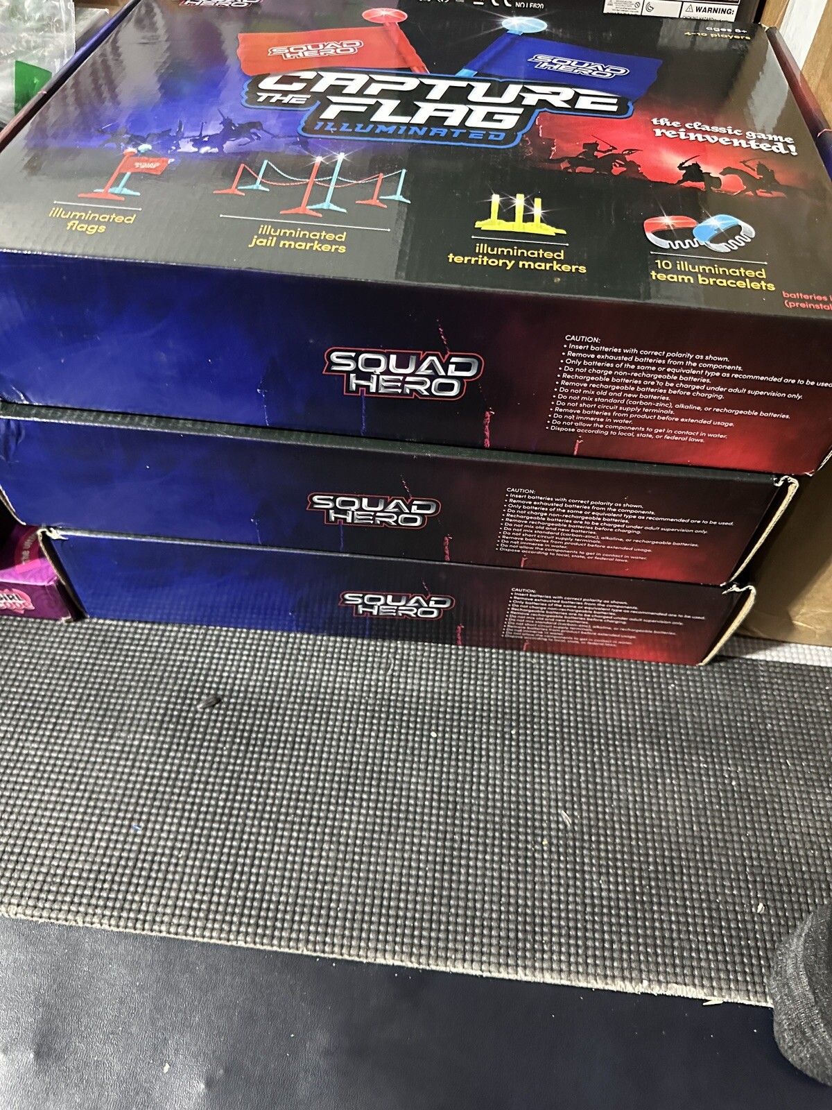 Squad Hero Capture The Flag Illuminated Play Set 10 Players New In Box NIB