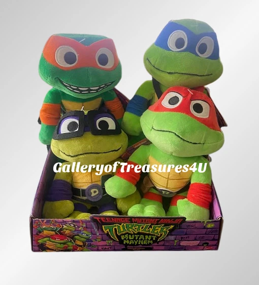 Peluche Teenage Mutant Ninja Turtles Mutant Mayhem Michaelangelo Raphael Bebop Fly Foto 4 de 4