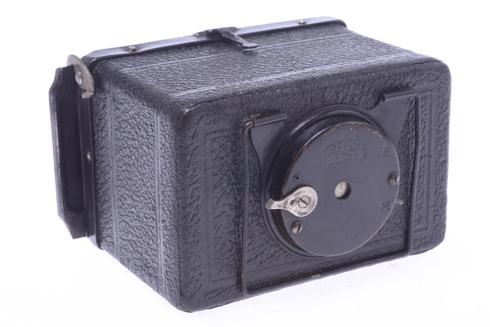 ✅ ZEISS IKON ERNI 4,5X6 CM *RARO* LENTE MENISCO CÁMARA 27/3 CON SOPORTE PARA PLACA Foto 2 de 4