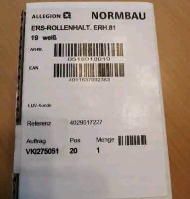 Normbau Allegion Möbelfuss