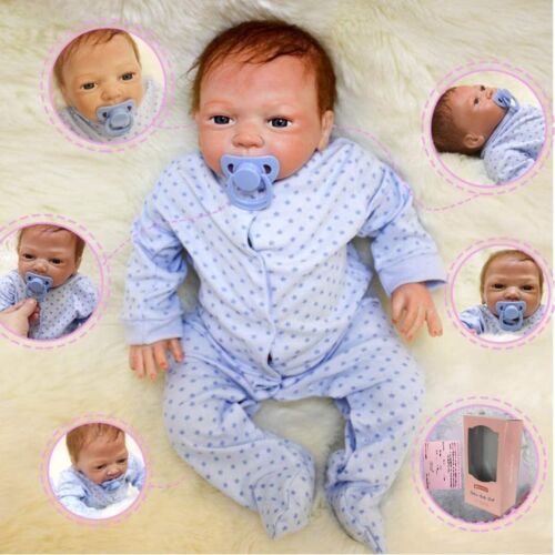 20" inch recycled doll soft vinyl silicone newborn doll handmade children's gift - Picture 1 of 5
