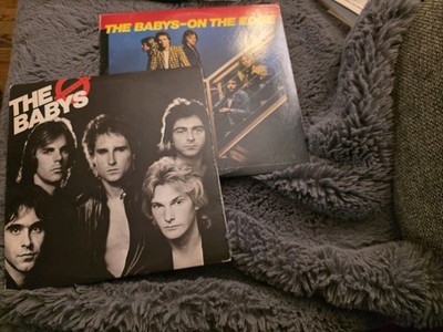 The Babys TWO RECORDS On the Edge and also Union Jack TESTED Sleeve is Worn