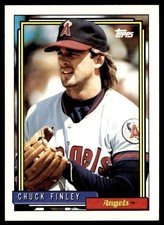 1992 Topps Chuck Finley California Angels #247